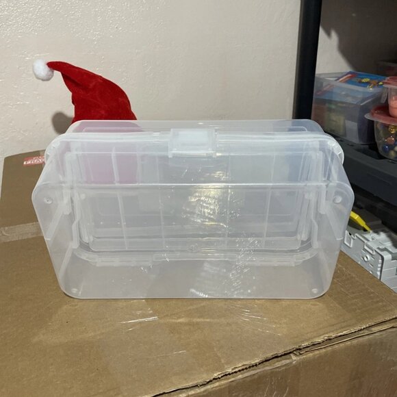 Craft Gear Plastic Craft Supply Box With Handle - 12.2" x 6.7" x 5.9" - EUC - Picture 6 of 6